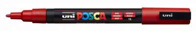 Маркер UNI "POSCA" PC-3M, 0,9-1,3 мм, наконечник пулевидный, №15 цвет красный