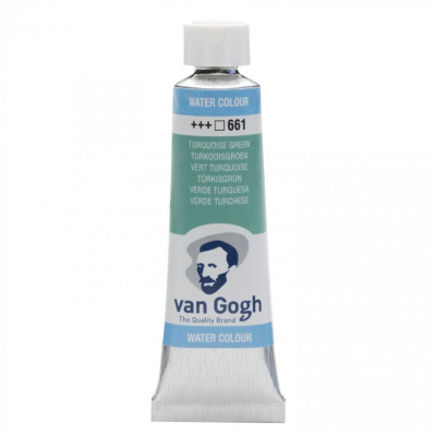 Акварель Talens "Van Gogh" 10 мл Сине-зеленый NEW / PB15 / PB29