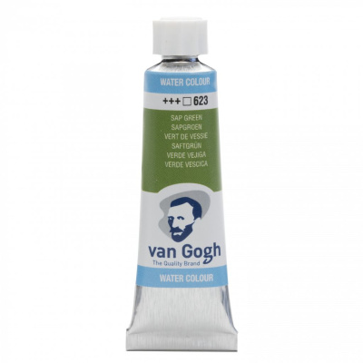Акварель Talens "Van Gogh" 10 мл Зеленый травяной / PY129 / Pg7