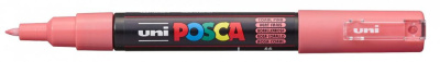 Маркер UNI "POSCA" PC-1M, 0,7 мм, наконечник пулевидный, кораллово-розовый