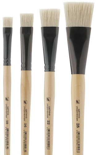 Кисть щетина плоская Альбатрос "Хобби"