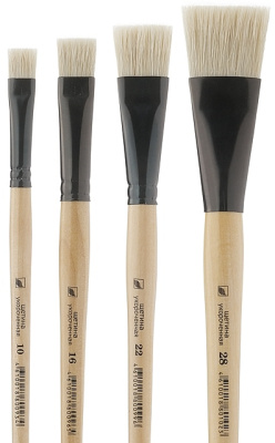 Кисть щетина плоская Альбатрос "Хобби"