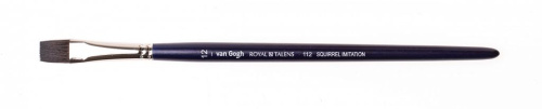 Кисть имитация белки №12 плоская Van Gogh "112" короткая ручка