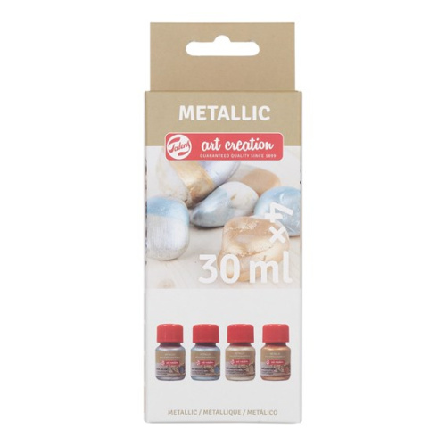 Набор красок для декорирования Talens "Art Creation Metal" 4 цв*30 мл Specialties