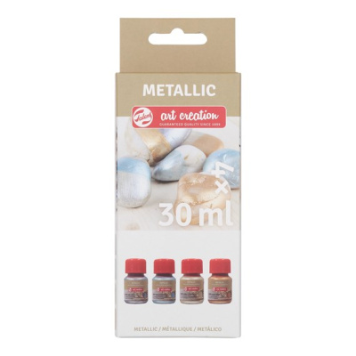 Набор красок для декорирования Talens "Art Creation Metal" 4 цв*30 мл Specialties