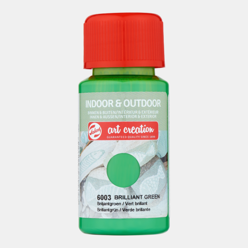 Краска Art Creation "Indoor & Outdoor" 50 мл, бриллиантовый зеленый