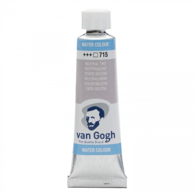 Акварель Talens "Van Gogh" 10 мл Серо-голубой нейтральный NEW / PBk6 / PV19 / PV19