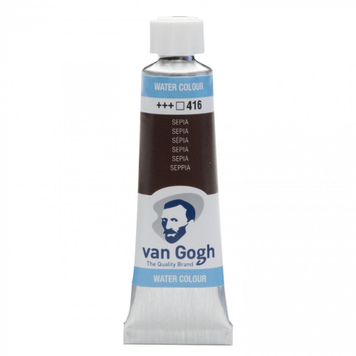 Акварель Talens "Van Gogh" 10 мл Сепия / PBk7 / PR101