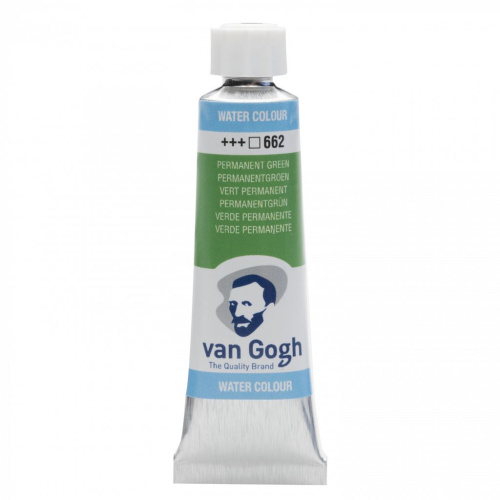 Акварель Talens "Van Gogh" 10 мл Зеленый устойчивый / PG7 / PY154