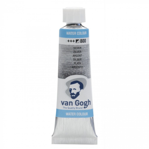 Акварель Talens "Van Gogh" 10 мл Серебряный / PW20 / PW15/ PW15 / PW15