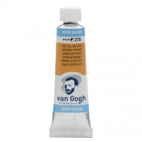 Акварель Talens "Van Gogh" 10 мл Желтый насыщенный / PY154 / PW6 / PW6