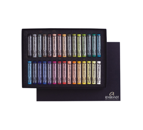 Набор сухой пастели Talens "Rembrandt" 30 цв, в картонной коробке.