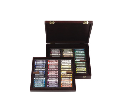 Набор сухой пастели Talens "Rembrandt" 90 цв, в деревянном ящике