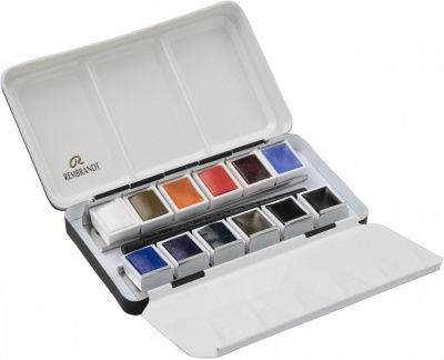 Набор акварели Talens "Rembrandt" Город 12 цв в металической коробке