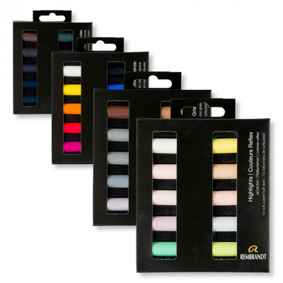 Набор сухой пастели Talens "Rembrandt" 10 цв., разные комплекты