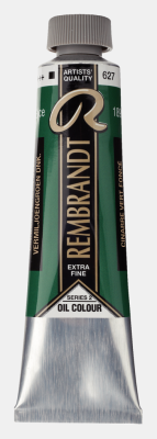 Масло Talens "Rembrandt" 40 мл Киноварь зелёный тёмный