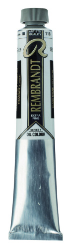 Масло Talens "Rembrandt" 60 мл Белила титановые (на льняном масле)