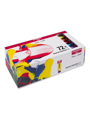 Набор акрила Talens "Amsterdam" General Set 72 цв*20 мл