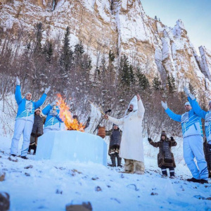 Эстафета Огня Международных спортивных игр пройдет в алмазной столице /   Мирнинский Республика Саха (Якутия)