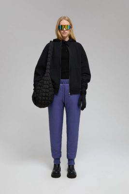 Утепленные брюки с эластичным низом