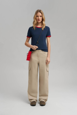 Футболка облегающего кроя из хлопкового джерси