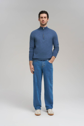 Джемпер прямого кроя из хлопка