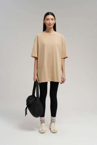 Футболка свободного кроя из джерси