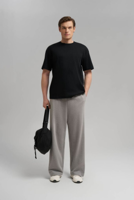 Футболка свободного кроя из трикотажа интерлок