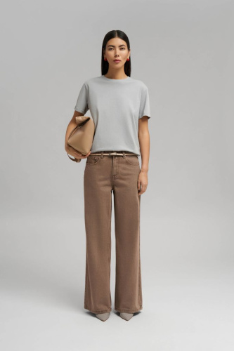 Футболка свободного кроя из хлопкового джерси