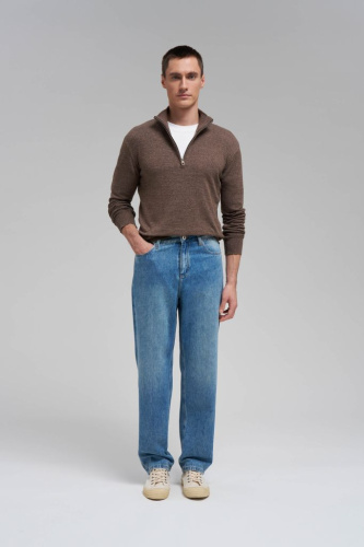 Джемпер прямого кроя из хлопка