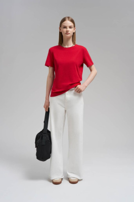 Приталенная футболка из джерси