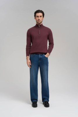 Джемпер прямого кроя из хлопка