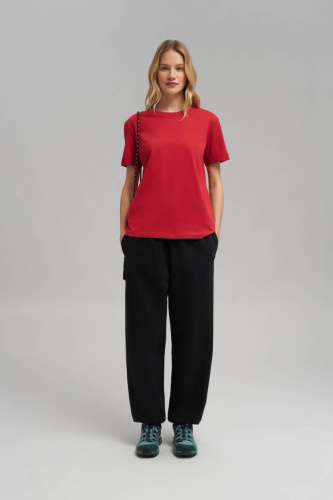 Футболка свободного кроя из джерси