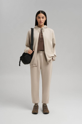 Брюки-джоггеры из трикотажа интерлок