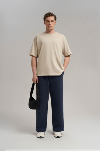 Футболка объемного кроя из джерси