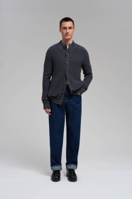 Кардиган прямого кроя из хлопка