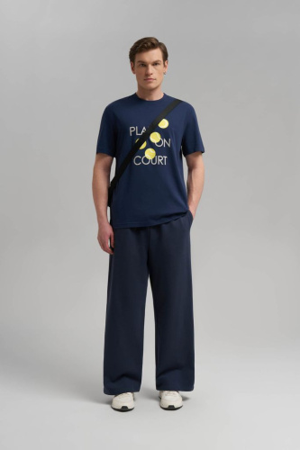 Футболка прямого кроя из джерси