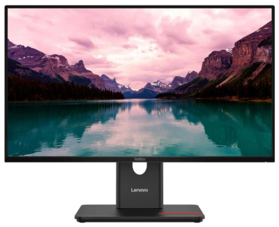 Монитор 23,8" Lenovo T24-40 64A4MAR2CB 1920x1080, 16:9, IPS, 250cd, 120Hz, 4ms, VGA, HDMI, DP, 4*USB, USB-C (15W) Tilt/ Swiv, HAS, Pivot, Vesa 100x100