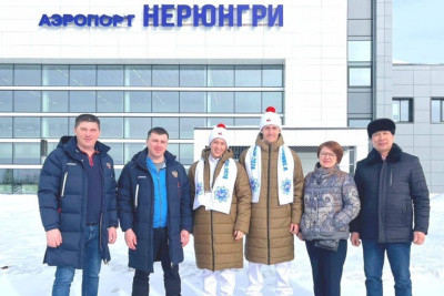 Олимпийские чемпионы Ольга Зайцева и Никита Крюков прилетели в Нерюнгри / ЯСИА  Нерюнгринский Республика Саха (Якутия)