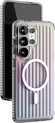 Клип-кейс VLP Pulse Case с MagSafe для Samsung Galaxy S26 Ultra Золотисто-розовый