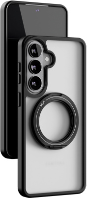 Клип-кейс VLP Ring Case с MagSafe для Samsung Galaxy S26+ Чёрный