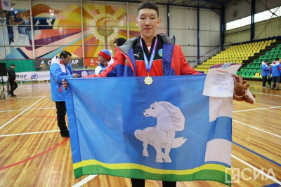 Марсен Колесов из Усть-Алданского района 47 раз попал арканом на хорей на зимней спартакиаде Якутии / Нарыйа Пахомова   