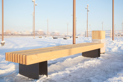 В исправительном учреждении изготовили скамейки и урны для общественного пространства / ЯСИА   