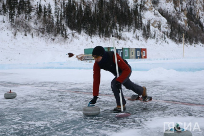 В Якутии провели турнир по кёрлингу с видом на Ленские столбы / Мария Горохова  Хангаласский Республика Саха (Якутия)