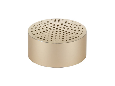 Портативная акустика Xiaomi Portable Round Box (Metal Gold)