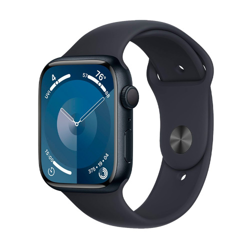 Смарт-часы Apple Watch Series 9 45mm (GPS) Midnight Aluminum Case with Midnight Sport Band (M/L) (MR9A3/MRMD3)