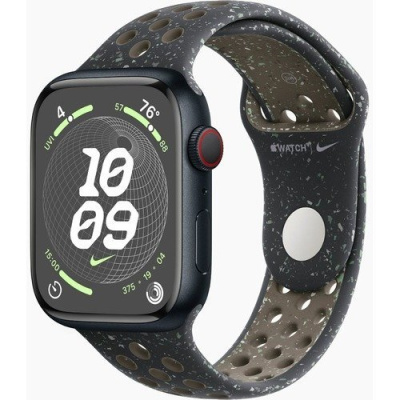 Смарт-часы Apple Watch Series 9 45mm (GPS) Midnight Aluminum Case with Midnight Sky Nike Sport Band (M/L) (MR9Q3)