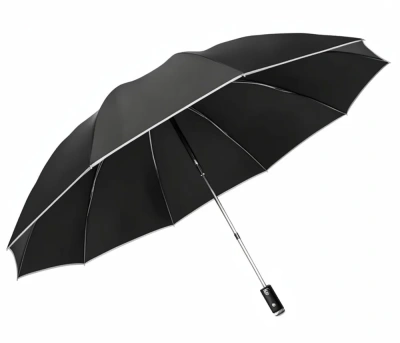 Зонт Xiaomi Zuodu Full Automatic Umbrella Led автоматический с фонарем (черный)