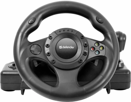 Руль игровой Defender Forsage Drift GT (USB/PS2/PS3) (черный)