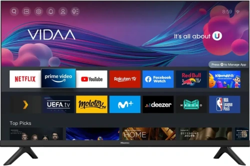 Телевизор Hisense HD 32" (32A4BG) (Черный)